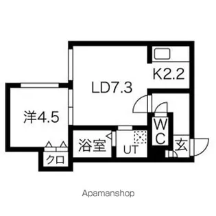 FUTABA SQUARE 元町【2階】の間取り