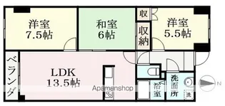NATURAL HOUSE EIMI F棟【102号室】の間取り