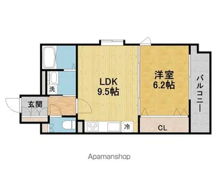 ソレイユ曽根東町【2階】の間取り