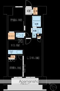 BLESS宮崎台【10階】の間取り