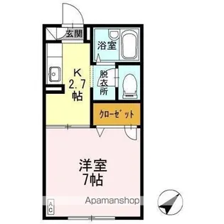 ディアス・ナガタ【2階】の間取り