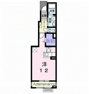 キャッスル−S Ⅳ【1階】の間取り