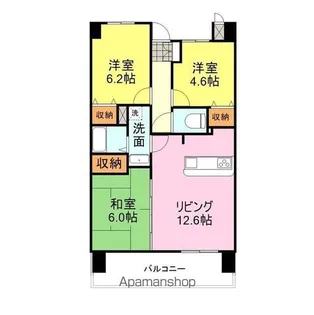 オーセンティック西京【2階】の間取り