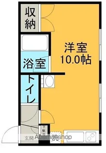 北海道網走市台町3丁目【アパート】の間取り