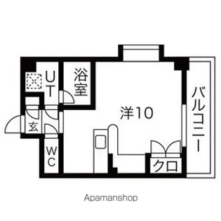愛知県名古屋市千種区星ケ丘2丁目【マンション】の間取り