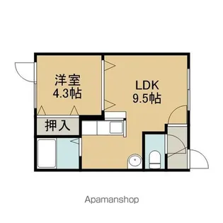 レインボーハウス双葉№20【205号室】の間取り