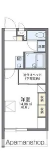 レオパレスFRIENDSⅡ【2階】の間取り