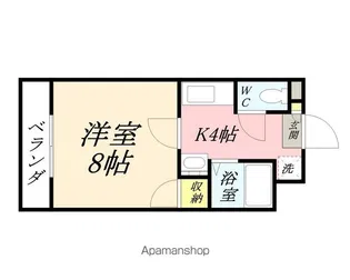 カレン下中野【403号室】の間取り