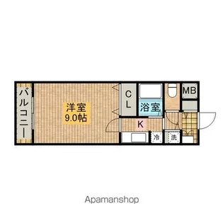 フォーレストⅡ【414号室】の間取り
