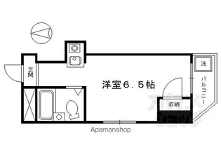 ベルビュー花屋町【502号室】の間取り