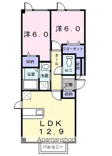 ユリシス【1階】の間取り