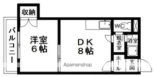 マーベリック帯広東ANNEX(アネックス)【215号室】の間取り