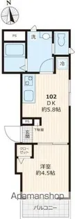 カーサリリー【102号室】の間取り