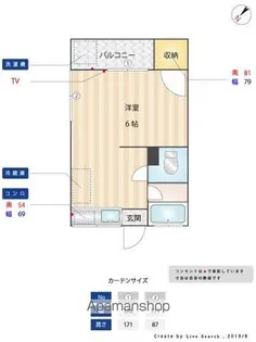 第一ハイマート田中【101号室】の間取り