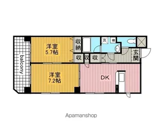 プレイン安城【4階】の間取り