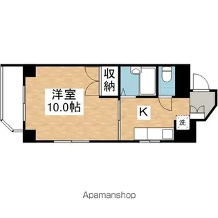 サンライズ松本【4D号室】の間取り