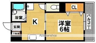 美里マンション【3階】の間取り