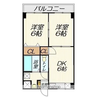 ライフステージ元木家持【2階】の間取り
