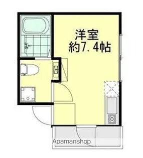 アパートメント新小岩A棟【2階】の間取り