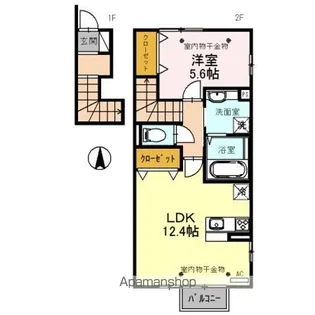 GRAND DONNER(グラン ドゥネ)【2階】の間取り