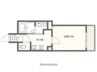 ラコルタ ブローン【406号室号室】の間取り
