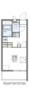 レオパレス南荒子【3階】の間取り