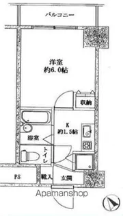 スカイコート三田慶大前【8階】の間取り