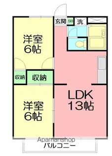 アルカディア湘南【102号室】の間取り