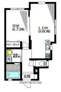 Bキャッスル東大宮【1階】の間取り