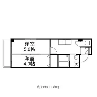 アペックス奥田【4階】の間取り