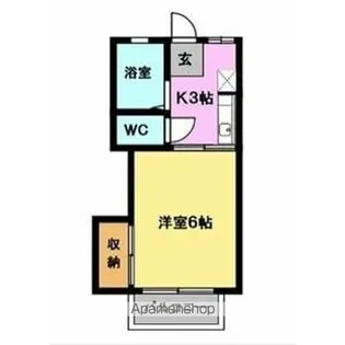 アーバン折立 北棟【2階】の間取り