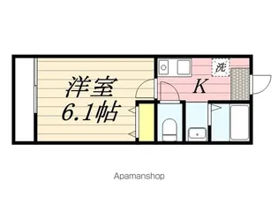 千葉県千葉市中央区松波4丁目【アパート】の間取り