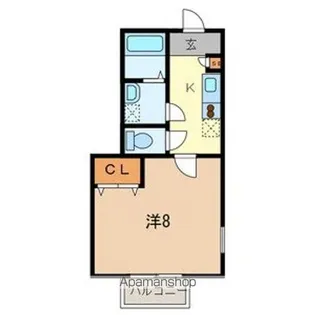 アムール モネ【1階】の間取り