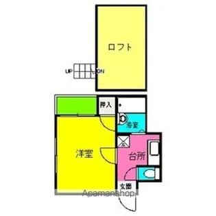 ル クール高宮【1階】の間取り