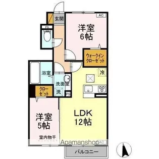 ルアナ【1階】の間取り