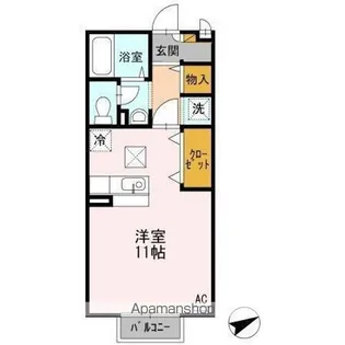 パル・ロワール【1階】の間取り