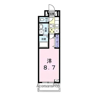 アクアプラ島田【1階】の間取り