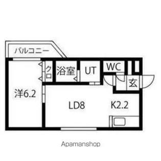 セルバテール南6条【101号室号室】の間取り
