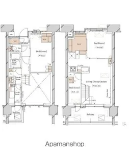 ブランシエスタ新丸子リバーフロ【5階】の間取り