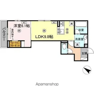 Colermo舟入南【2階】の間取り