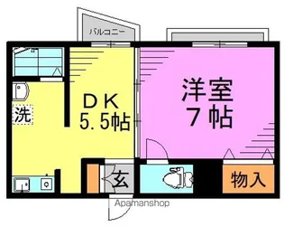 メゾン・ハギワラ(新館)【3階】の間取り