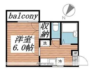 グリーンウェーブ・吉野【1階】の間取り