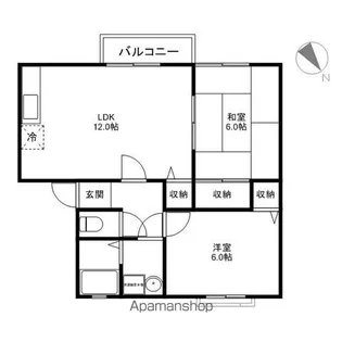 ロイヤルフィーノ【1階】の間取り