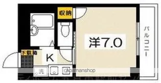 SIMPLE LIFE 茜(旧サンライズ吉見園)【504号室】の間取り