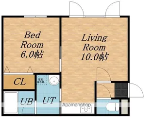 ポプラ館【1階】の間取り