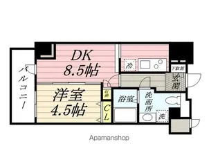 ドゥーエ幡ヶ谷【10階】の間取り