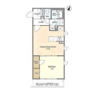 ZX MINAMIーOTSUKA Ⅱ【1階】の間取り