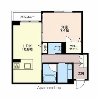 シャーメゾンステージ井川城【3階】の間取り