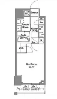 エスタート新宿【11階】の間取り