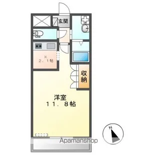 JE LE PRENDS (ジュルプラン)【2階】の間取り